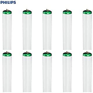 Philips Daylight Deluxe Linear Fluorescent T12 Light Bulb: 4-Foot, 2325-Lumen, 6500-Kelvin, 40-Watt, Bright White, Bi-Pin Base, 10-Pack