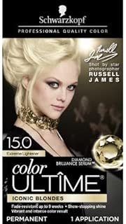 Schwarzkopf Color Ultime Permanent Hair Color Cream, 15.0 Extreme Lightener (Packaging May Vary)