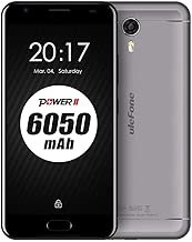 UleFone Power 2 5.5inch Unlocked Dual Sim 4G FDD-LTE Smartphone 4G RAM 64G ROM 6050mAh Battery Android 7.0 FHD 19201080 MTK6750T Octa-Core 1.5GHz 13.0MP+8.0MP Quick Charge Fingerprint WiFi GPS OTG