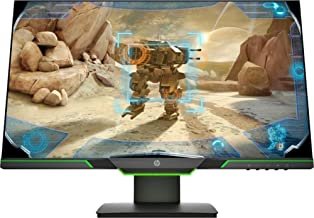 HP 25x - 24.5-inch LED Full HD 1920x1080 Gaming Monitor, 144 Hz Refresh Rate - Gray/Green (Renewed)