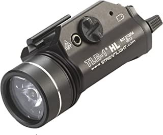 Streamlight 69260 TLR-1 HL Weapon Mount Tactical Flashlight Light 800 Lumens with Strobe