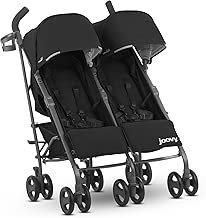 JOOVY Twin Groove Ultralight Umbrella Stroller, Black