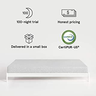 Nod by Tuft & Needle Full Mattress, Amazon-Exclusive Bed in a Box, Responsive Foam, Sleeps Cooler & More Support Than Memory Foam, More Responsive Than Latex, CertiPUR-US, 10-Year Limited Warranty.