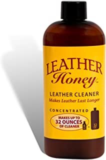 Leather Honey Leather Cleaner The Best Leather Cleaner for Vinyl and Leather Apparel, Furniture, Auto Interior, Shoes and Accessories. Concentrated Formula Makes 32 Ounces When Diluted!