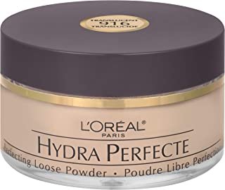 L'Oreal Paris Hydra Perfecte Perfecting Loose Face Powder, Minimizes Pores & Perfects Skin, Sets Makeup, Long-lasting, with Moisturizers to Nourish & Protect Skin, Translucent, 0.5 fl. oz.