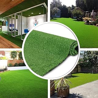 GL Artificial Grass Turf Lawn - 7FTX12FT(84 Square FT) Indoor Outdoor Garden Lawn Landscape Synthetic Grass Mat