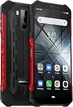 Rugged Smartphone Unlocked, Ulefone Armor X3 IP68 Waterproof Cell Phone, 5.5 inch HD+ Screen 2GB+32GB Android 9.0 5000mAh Battery Global 3G Dual SIM Dual Cameras Face ID Compass+GPS Shockproof (Red)