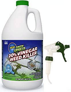 Green Gobbler Vinegar Weed & Grass Killer | Natural and Organic Weed & Grass Killer | Pet Safe | 1 Gallon