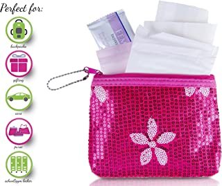 Menstruation Kit - First Period Kit To-go! (Period Starter Kit with all Natural Pads)